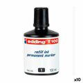 Tinta de Recarga Edding T100 Permanente 100 Ml (10 Unidades)