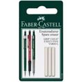 Borracha Faber-castell Recarga Branco (5 Unidades)