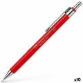 Porta-minas Faber-castell Tk-fine 2317 Vermelho 0,7 mm (10 Unidades)