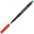 Marcador Permanente Faber-castell Multimark 1523 M Vermelho (10 Unidades)