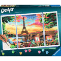 Desenhos para Pintar Ravensburger Paris Reflections 80 X 50 cm 4 Unidades