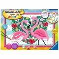 Desenhos para Pintar Ravensburger Flamingos In Love