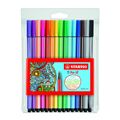 Conjunto de Canetas de Feltro Stabilo Pen 68 Multicolor 15 Peças