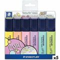 Conjunto de Marcadores Fluorescentes Staedtler Textsurfer Classic Pastel Pastel 5 Unidades