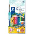 Lápiz de Cor Aquarela Staedtler Noris 12 Peças Multicolor (10 Unidades)