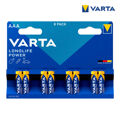 Pilhas Varta Long Life Power AAA LR3 (8 Peças)