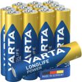 Pilhas Alcalinas Varta Longlife Power AAA LR03 1,5 V (12 Unidades)