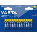 Pilhas Alcalinas Varta Longlife Power AAA LR03 1,5 V (12 Unidades)