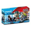 Playset City Action Police Motorbike Playmobil 70572 (32 Pcs)