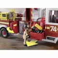 Playset de Veículos Playmobil Fire Truck With Ladder 70935 113 Peças