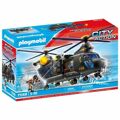 Conjunto de Brinquedos Playmobil Police Plane City Action Plástico