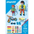 Playset Playmobil City Life - Paramedic With Patient 71245 15 Peças