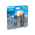 Playset Playmobil Polícia Ladrão 9 Peças