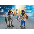 Playset Playmobil Polícia Ladrão 9 Peças