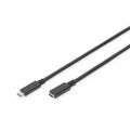 Cabo Usb-c Digitus AK-300210-015-S 1,5 M Preto