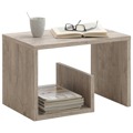 Mesa de Centro 2-em-1 59,1x35,8x37,8 cm Carvalho Areia Fmd