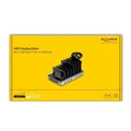 Dock/base de Carga Delock 41461 Preto/cinzento