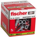 Tacos Fischer Duopower 555010 50 Peças 10 X 50 mm