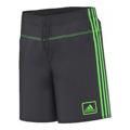 Calção de Banho Homem Adidas Kinder Short Junior Cinzento Preto 7-8 Anos