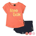 Conjunto Desportivo para Crianças Reebok G Es Ss Laranja 4 Anos