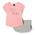 Conjunto Desportivo para Crianças Reebok G Es Ss BK4374 Cor de Rosa 4 Anos