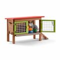 Conjunto Animais de Quinta Schleich Rabbit Hutch Coelho Plástico