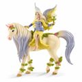 Figuras de Ação Schleich Fairy Will Be With The Flower Unicorn Moderno