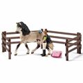 Playset Schleich Andalusian Horses Care Kit Plástico