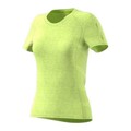 Camisola de Manga Curta Mulher Adidas Fr Sn 37C Ss W CG1084 Amarelo L