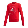 Camisola sem Capuz Menina Adidas G Bold Crew Vermelho XL