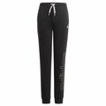 Calças de Treino Infantis Adidas Essentials French Terry Preto 7-8 Anos