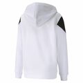 Casaco de Desporto Infantil Rebel Puma Block Full-zip Hoodie Branco 12 Anos