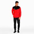 Fato de Treino para Adultos Puma Individualrise Track Preto/vermelho S