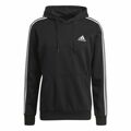 Polar com Capuz Homem Adidas Essentials 3 Stripes Preto L