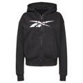 Casaco de Desporto para Mulher Reebok Training Essentials Vector Full-zip Preto M