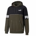 Polar sem Capuz Homem Puma Power Colorblock Preto Verde S