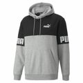 Polar com Capuz Homem Puma Power Colorblock Cinzento S