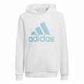 Polar com Capuz Criança Adidas Azul Branco 7-8 Anos