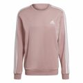 Polar sem Capuz Homem Adidas Essentials French Terry 3 Stripes Cor de Rosa L