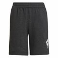 Calças de Treino Infantis Adidas Future Icons 3 Stripes Preto 9-10 Anos