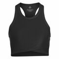 Top Desportivo de Mulher Adidas Studio Wrapeed Rib Preto L