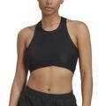 Top Desportivo de Mulher Adidas Studio Wrapeed Rib Preto M