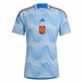 T-shirt de Futebol de Manga Curta Homem Adidas 2ª Equipación España 22 Azul Claro XL