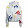 Casaco de Desporto para Mulher Adidas Essentials Multi-colored Logo Branco S