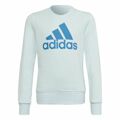 Camisola sem Capuz Menina Adidas Essentials Ciano 5-6 Anos