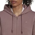 Polar com Capuz e Fecho Mulher Adidas All Szn Fleece Café Multicolor L