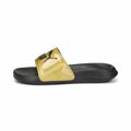 Chinelos para Mulher Puma Popcat 20 Iridescente Dourado Preto 42