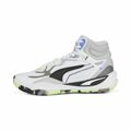 Sapatilhas de Basquetebol para Adultos Puma Playmaker Pro Mid Branco 43