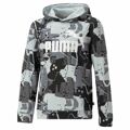 Polar com Capuz Criança Puma Essentials+ Street Art Preto Cinzento 7-8 Anos