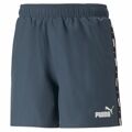 Calções de Desporto para Homem Puma Ess+ Tape Cinzento Escuro Azul Escuro XL